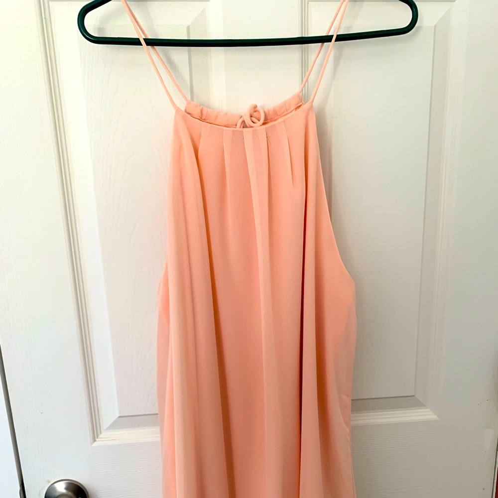 Shop DressUp Pink Halter Mini-Dress